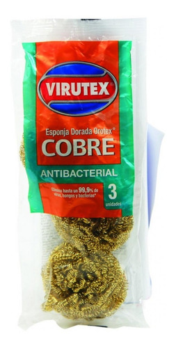 ESPONJA OROTEX VIRUTEX MEDIANA X 3 UNID