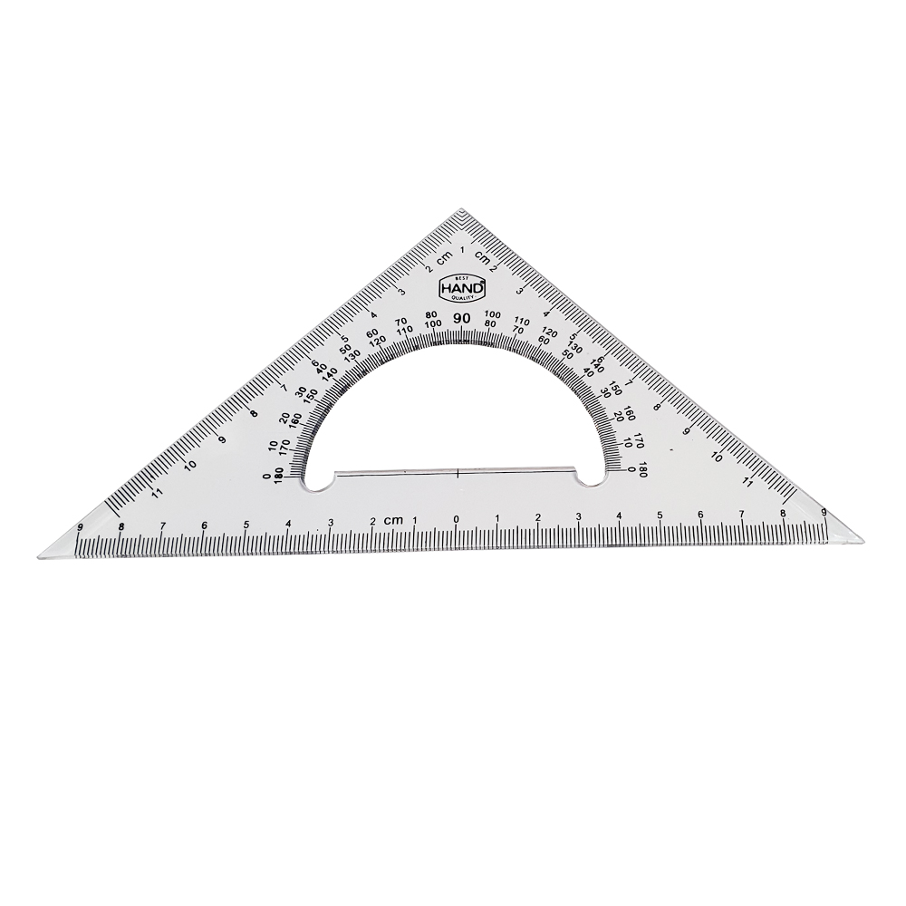 ESCUADRA HAND C/TRANSPORTADOR 20 X 45´´