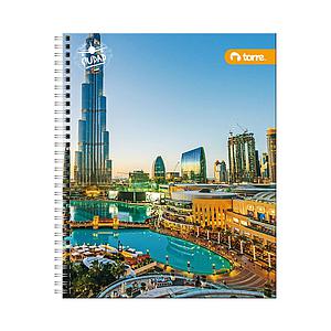 CUADERNO TORRE UNIV. 7mm 100 Hjs CIUDAD CLASICO