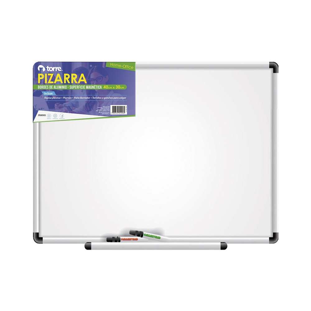 PIZARRA ACRILICA MAGNETICA TORRE 30 x 40 Cms.