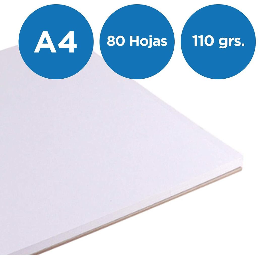 BLOCK CROQUERA  A4 TORRE 30 Hjs NEGRAS 110GR 21,0 x 29,7 CM