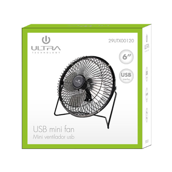 VENTILADOR DE ESCRITORIO ULTRA USB MINI FAN 29UTX00120