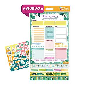 PLANIFICADOR DIARIO ADETEC/WASHING TAPE Y STICKER  (431)