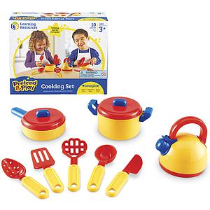 SET DE COCINA PLASTICOS 10 PZS. (LER-9155) 3+