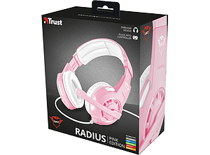 AUDIFONOS GAMER HEADSET TRUST RADIUS GXT 310P PINK PC/PS4/XBOX