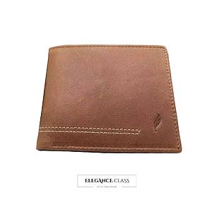 BILLETERA ELEGANCE CLASS SEVILLA CUERO CAFE CLARO