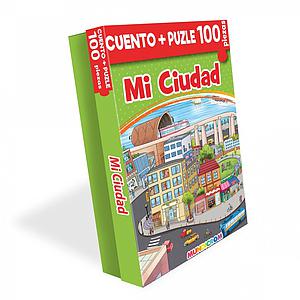 CUENTO + PUZZLE MUNDICROM MI CIUDAD (100 PIEZAS)