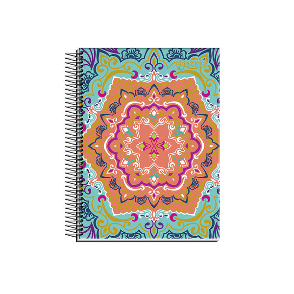 CUADERNO PROARTE 1/2 OFICIO 7mm 150 Hjs MANDALAS  