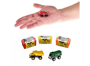 VEHICULO MINI MICRO TONKA EN CAJA CONTENEDORA 4CMS. 