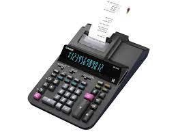 CALCULADORA CASIO DR-120R-BK CON IMPRESORA 12 DIGITOS