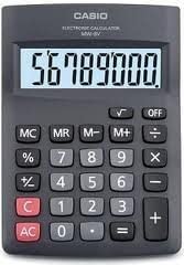 CALCULADORA CASIO MW-8V-BK 8 DIGITOS