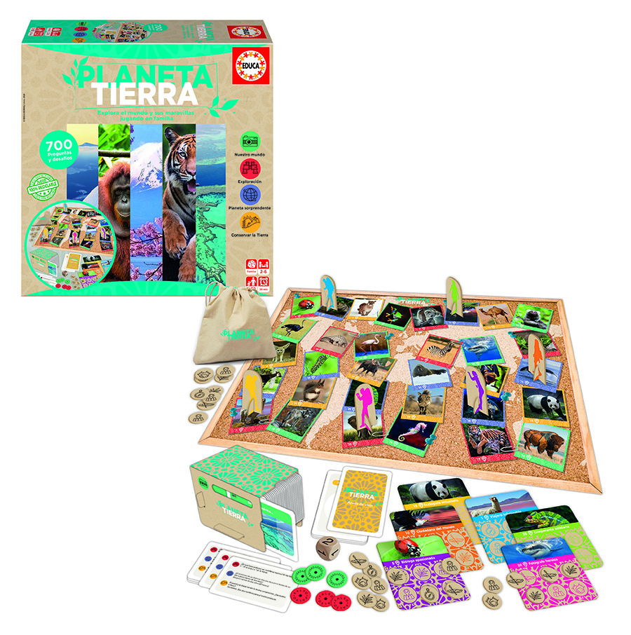JUEGO PLANETA TIERRA PREGUNTAS Y DESAFIOS +7