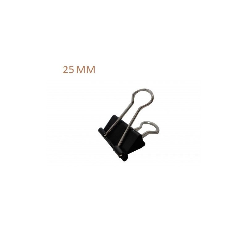 DOBLE CLIP JM IMPORT 25MM X UNID. 
