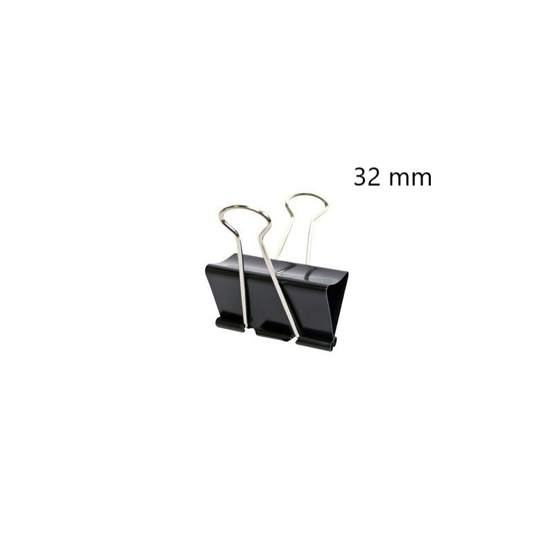 DOBLE CLIP JM IMPORT 32MM X UNID. 