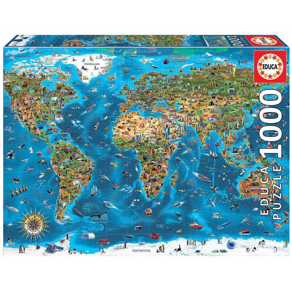 PUZZLE 1000 PIEZAS MARAVILLAS DEL MUNDO +14