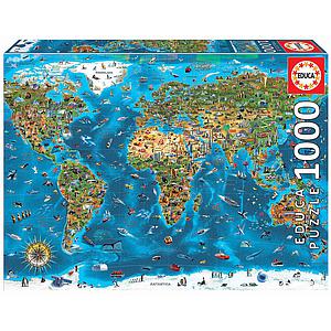 PUZZLE 1000 PIEZAS MARAVILLAS DEL MUNDO +14