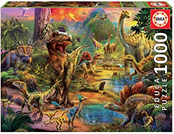 PUZZLE 1000 PIEZAS TIERRA DE DINOSAURIOS +14
