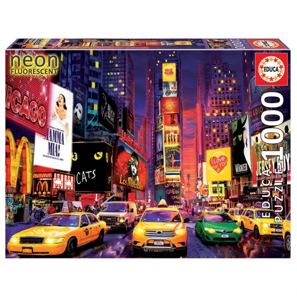 PUZZLE 1000 PIEZAS NEON TIME SQUARE +14