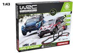AUTOPISTA DE CARRERA SLOT 1,9 X 1,2 MTS 6MTS 1/43 RALLY OF SWEDEN