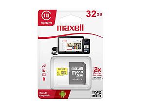 TARJETA DE MEMORIA MAXELL MICRO SDHC 32GB C/ADAPTADOR