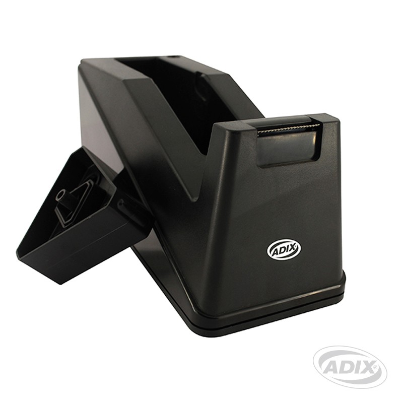 DISPENSADOR DE CINTA ADHESIVA ADIX GRANDE NEGRO