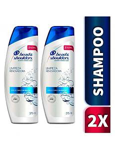 PACK 2 SHAMPOO HEAD&SHOULDERS LIMPIEZA RENOVADORA 375ML