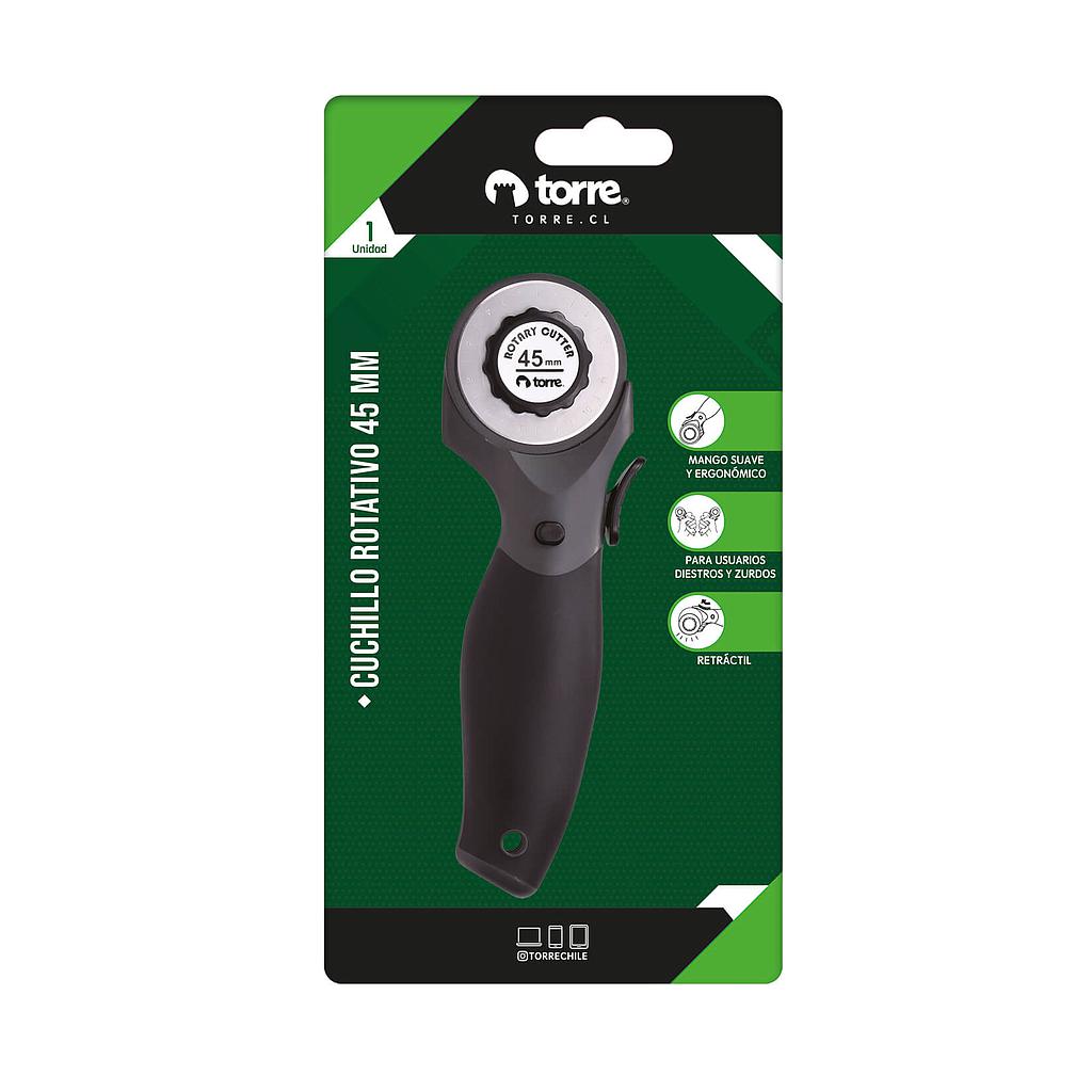 CUCHILLO ROTATIVO TORRE 45 MM