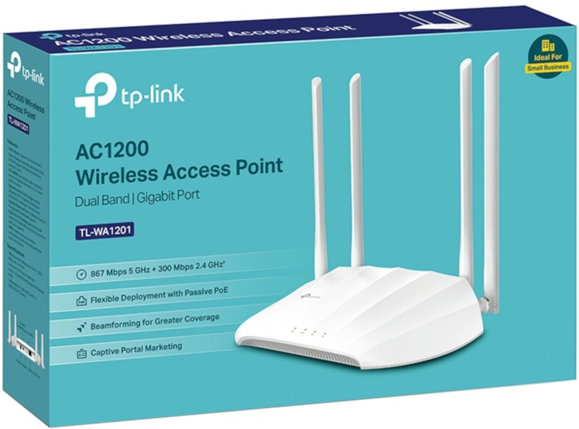 ACCES POINT TP-LINK GIGABIT TL-WA1201 867Mbps + 300 Mbps DUAL BAND