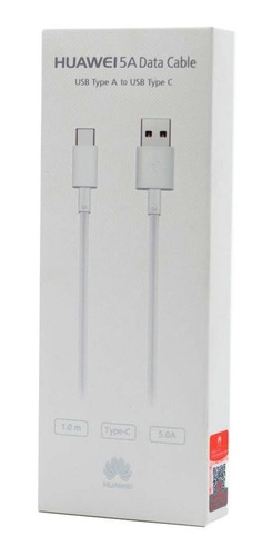 CABLE DE DATOS HUAWEI USB TIPO A TO C 1MT 5.0A AP71