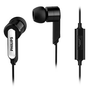 AUDIFONOS PHILIPS SHE1405BK/94 C/MICROFONO NEGROS