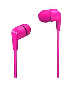AUDIFONO C/MICROFONO PHILIPS TAE1105PK ROSADOS 1.2MTS