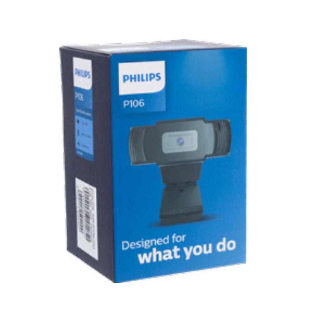 WEBCAM PHILIPS P106 720P C/MICROFONO