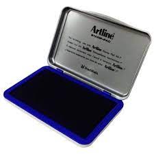 TAMPON ARTLINE N°1 AZUL SHACHIHATA EHJ-3 FORMAT ( DESC. )