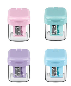 SACAPUNTA FABER MINI BOX COLORES PASTEL