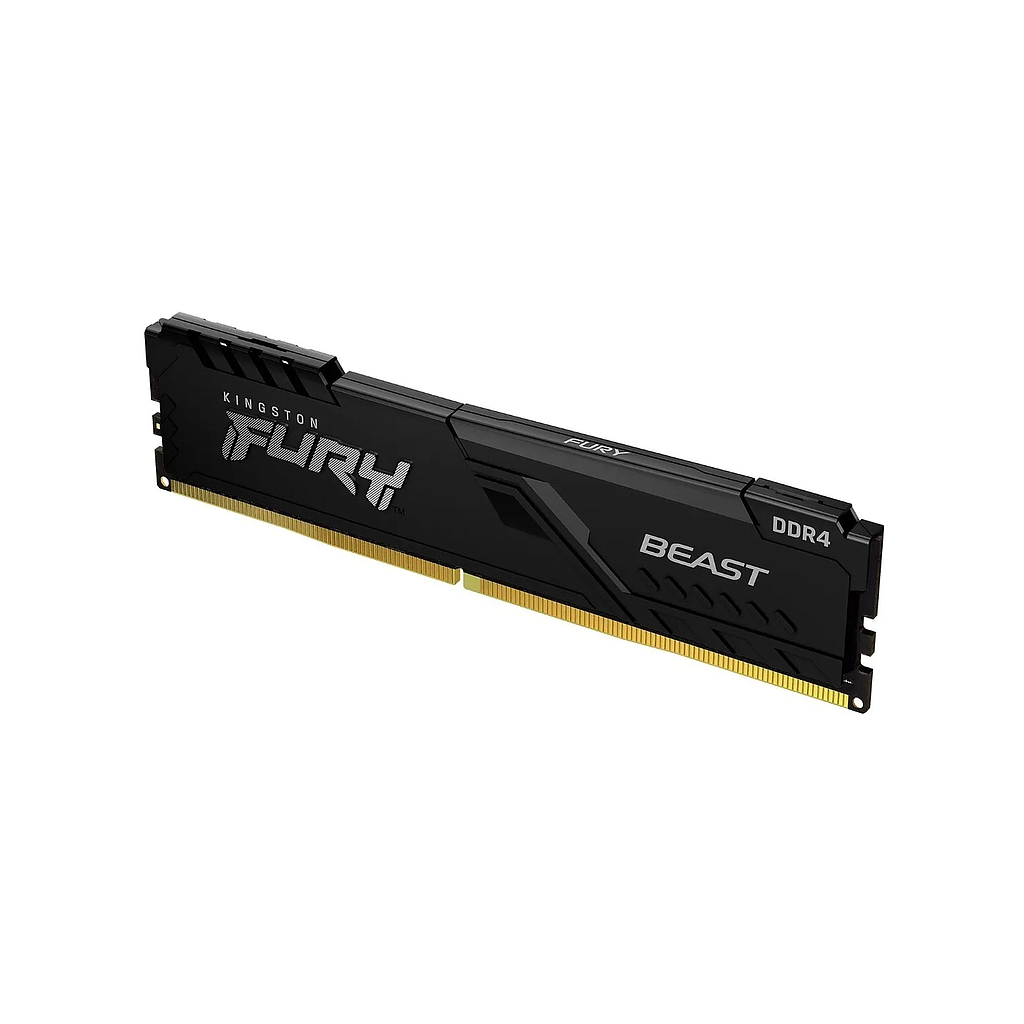 MEMORIA RAM KINGSTON FURY BEAST 4GB/2666MHz/DDR4/CL16- DIMM NEGRO