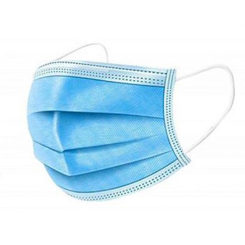 MASCARILLA CELESTE 3 PLIEGES 50 UNIDADES ADIOFFICE ( LIC.W )