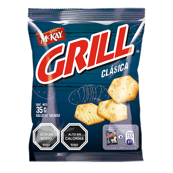 GALLETA MACKAY GRILL CLASICA 35 GRS.