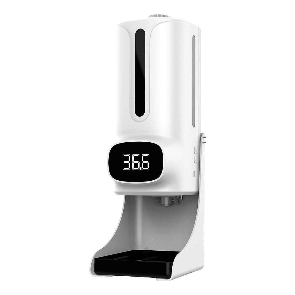 DISPENSADOR AUTOMATICO DE ALCOHOL GEL CON TERMOMETRO K9 PRO PLUS
