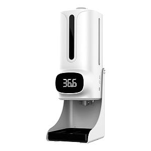DISPENSADOR AUTOMATICO DE ALCOHOL GEL CON TERMOMETRO K9 PRO PLUS