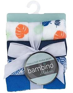 TOALLITAS PARA BEBE BAMBINO  8 UNID. CELESTE