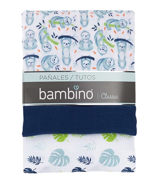 PAÑAL BAMBINO 3 UNIDADES CELESTE