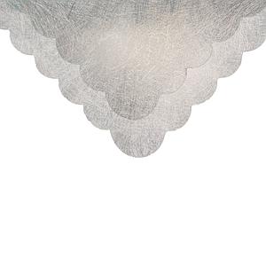 PLIEGO PAPEL ARROZ 60X60 CM. BLANCO GLITTER #073