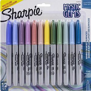 MARCADORES SHARPIE FINO PERMANENTE COLORES MISTICOS 12Unid. (2155618)