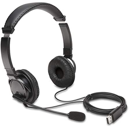 AUDIFONOS KENSINGTON HIFI C/MICROFONO USB NEGRO K97601