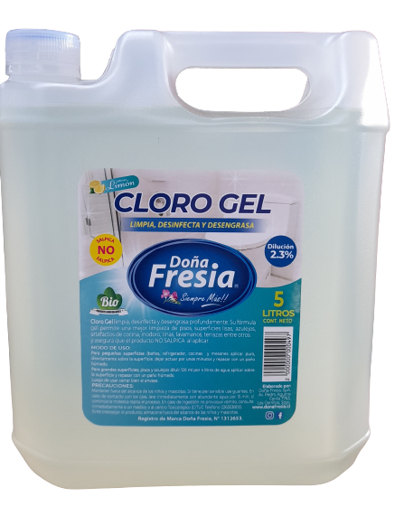 CLOROGEL DOÑA FRESIA LIMON 5LITROS ( LIC.W )