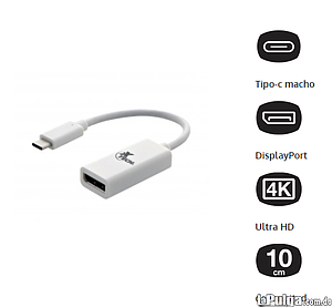 ADAPTADOR XTECH USB TIPO C A DISPLAYPORT XTC555