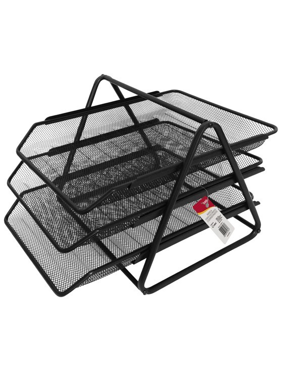 BANDEJA PORTADOCUMENTOS ISOFIT METALICA 3 PISOS