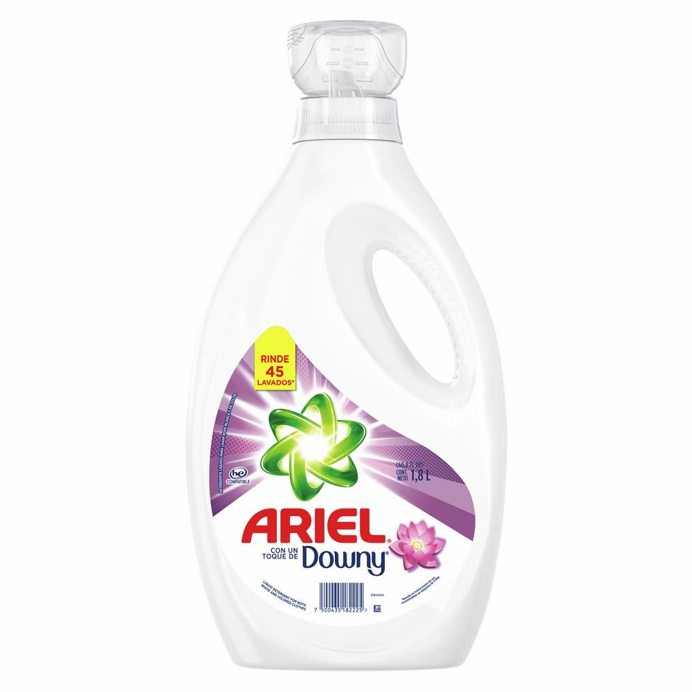 DETERGENTE LIQUIDO ARIEL DOWNY  1.8LTS.