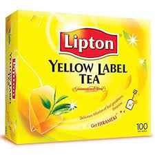 TE LIPTON ETIQUETA AMARILLA 100 BOLSITAS