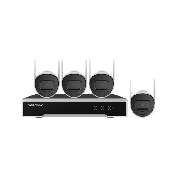 KIT NVR HIKVISION WIFI 4 BULLET 2MP NK42W0H